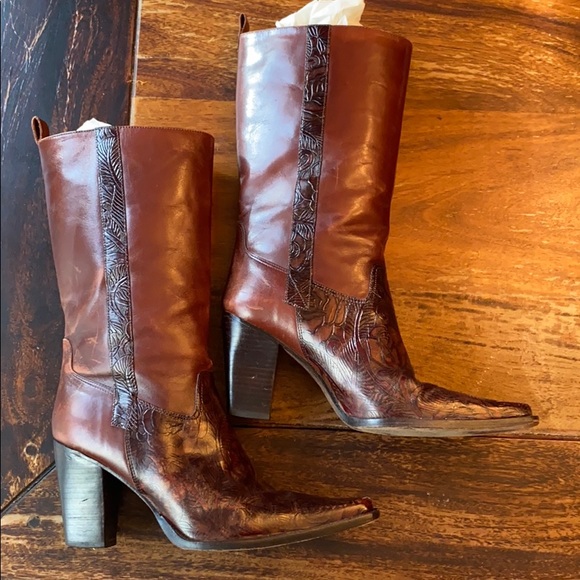 Antonio Melani leather boots- size 8.5 - Picture 3 of 8